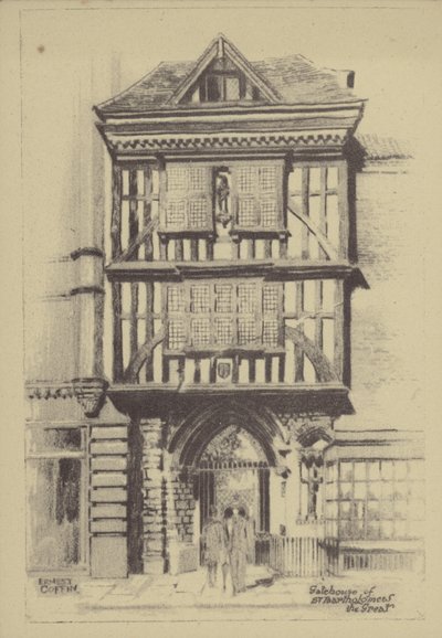 Torhaus von St. Bartholomäus der Große von Ernest Coffin